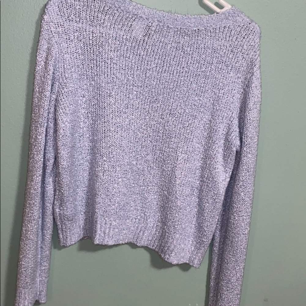 💙H&M light blue crop sweater👚 - Picture 4 of 4